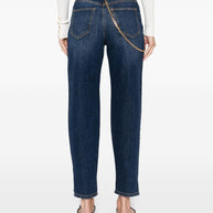 Elisabetta Franchi Denim Cropped Jeans - Blue