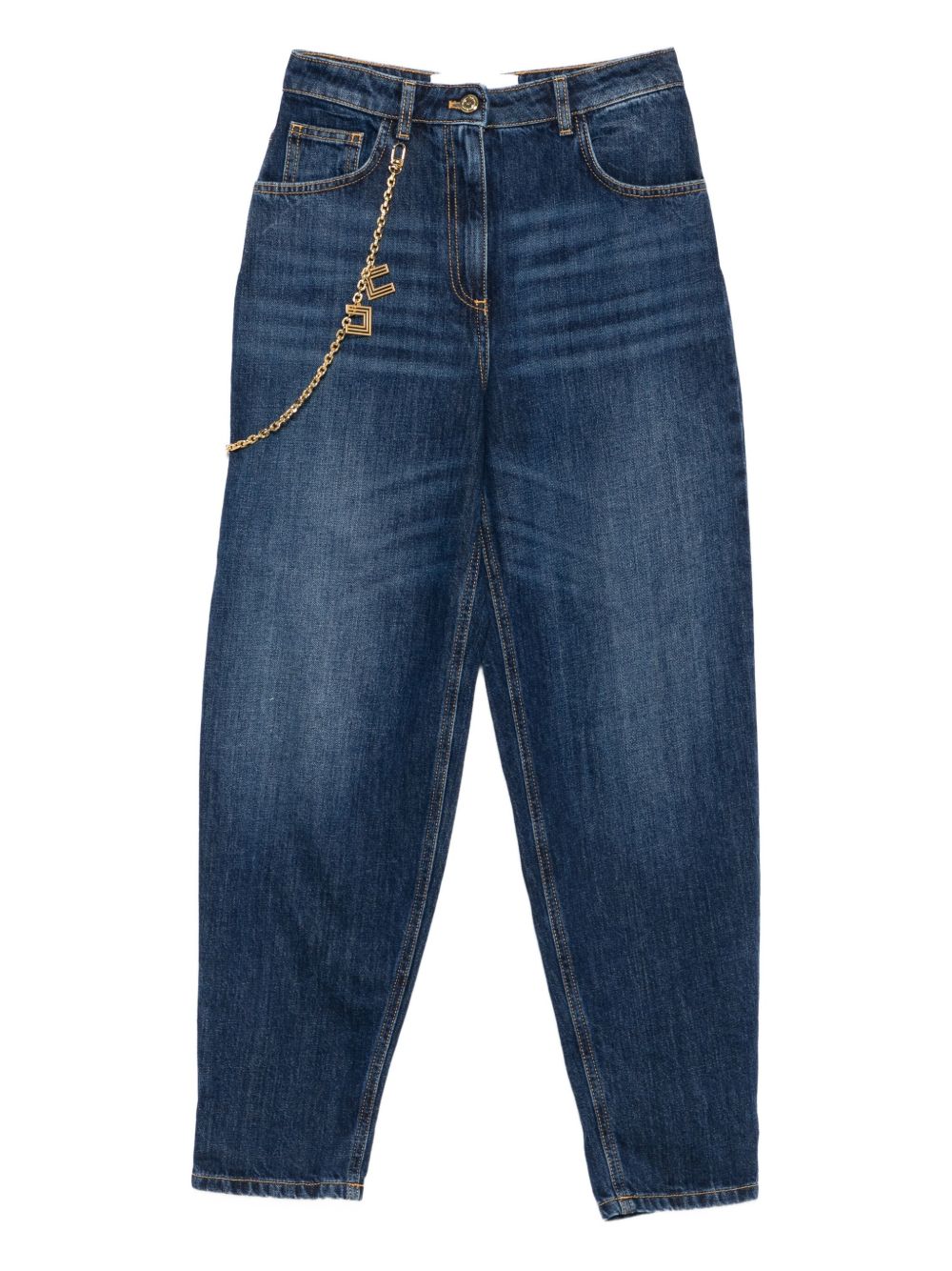Elisabetta Franchi Denim Cropped Jeans - Blue