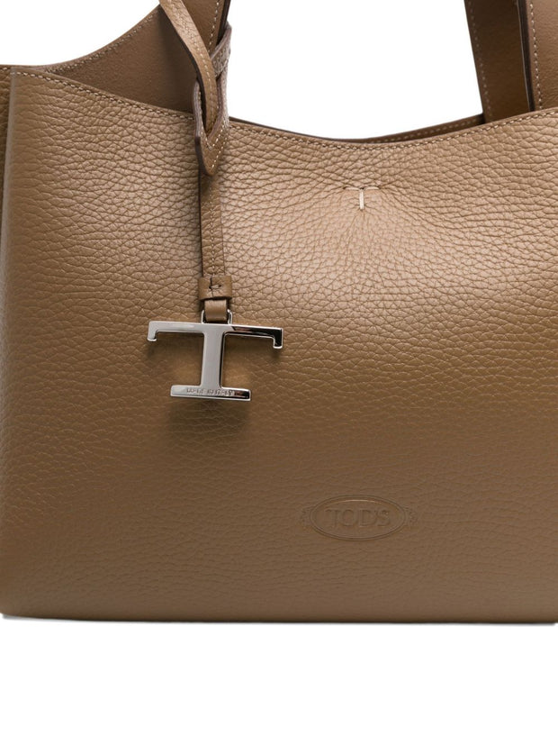 Tod's Mini Leather T-detail Tote Bag