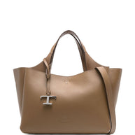 Tod's Mini Leather T-detail Tote Bag