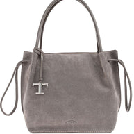 Tod's Leather Shoulder Bag - Grey