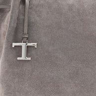 Tod's Leather Shoulder Bag - Grey