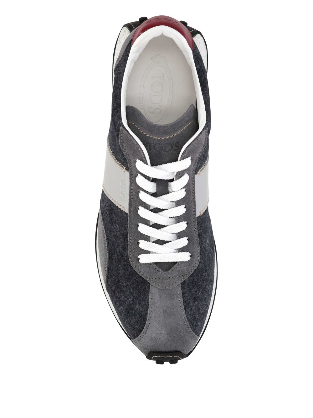 Tod's Vintage T-Sneakers In Suede And Technical Fabric