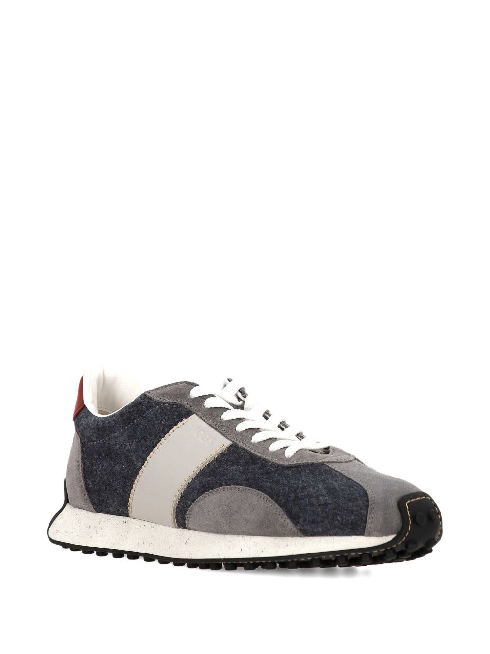 Tod's Vintage T-Sneakers In Suede And Technical Fabric