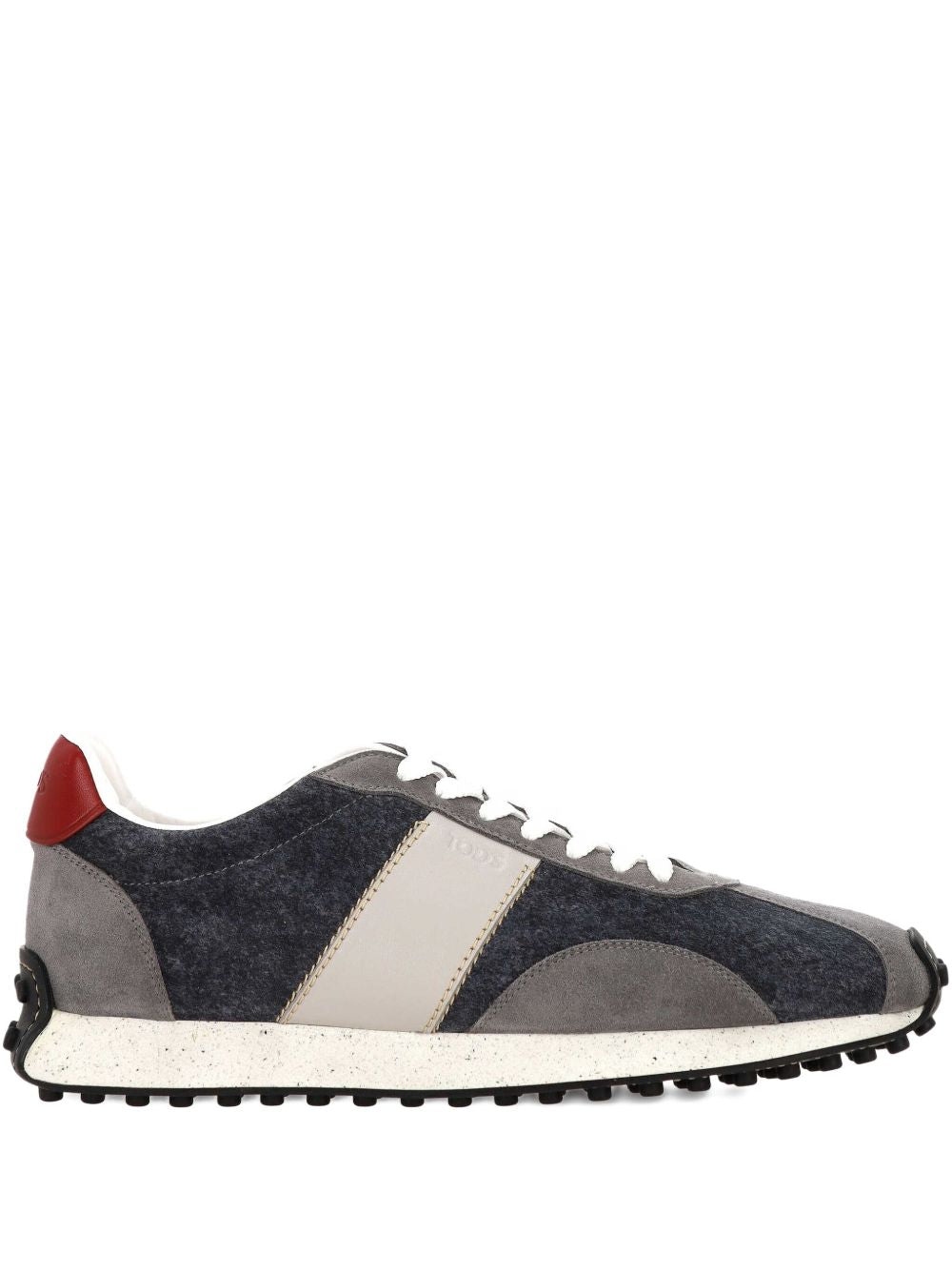 Tod's Vintage T-Sneakers In Suede And Technical Fabric