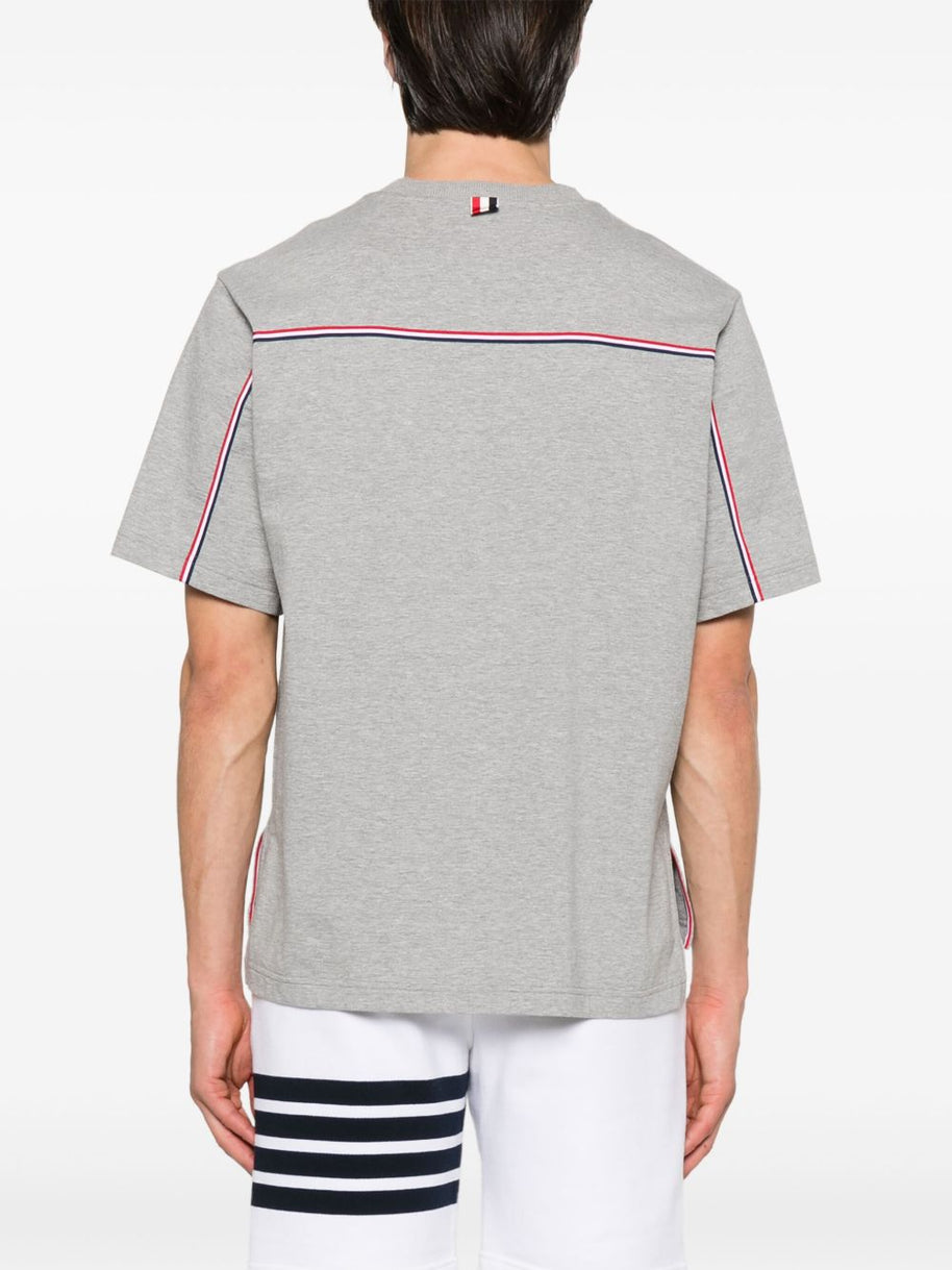 Thom Browne Oversized Cotton T-shirt - Light Grey