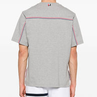 Thom Browne Oversized Cotton T-shirt - Light Grey