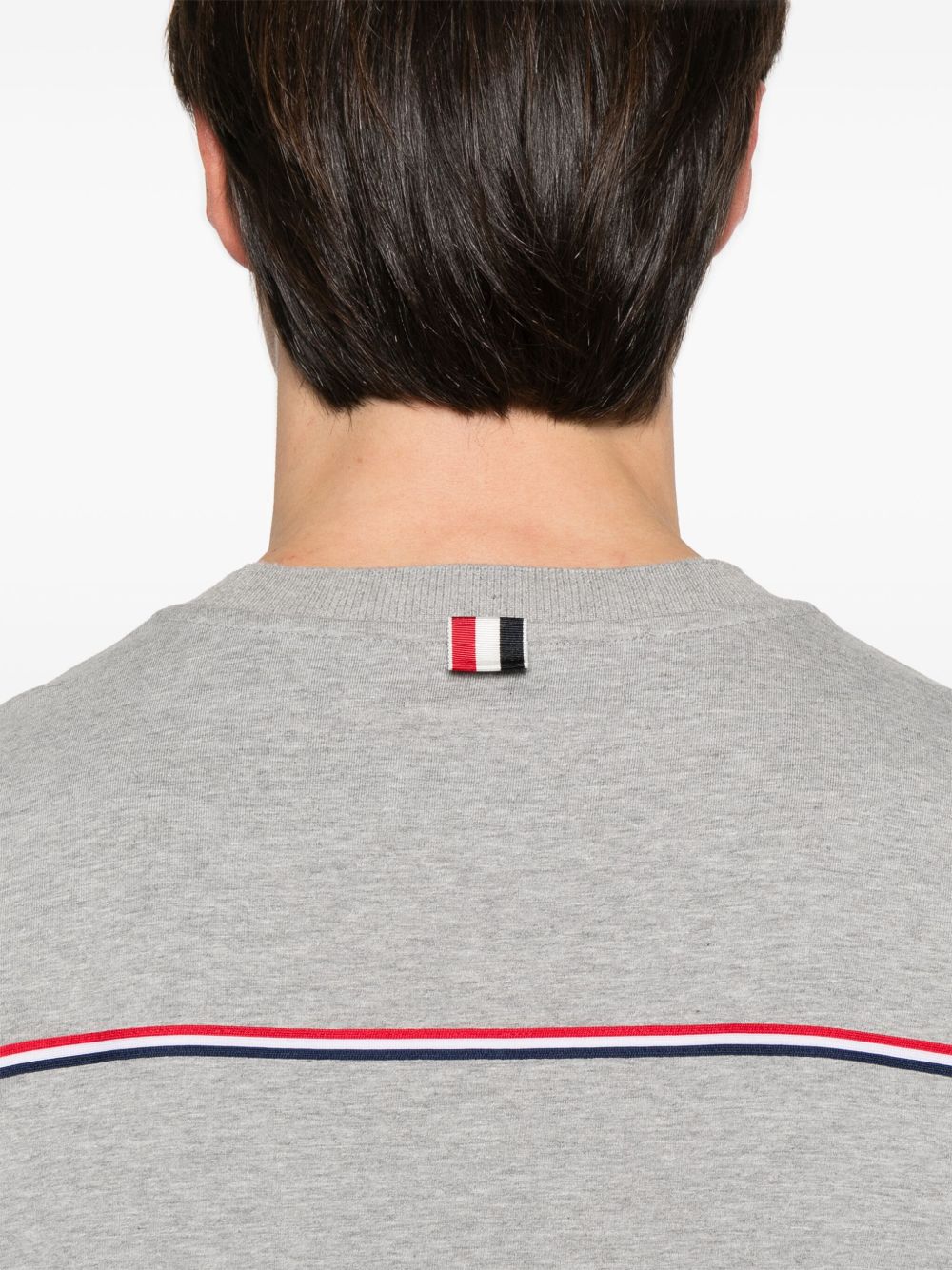 Thom Browne Oversized Cotton T-shirt - Light Grey