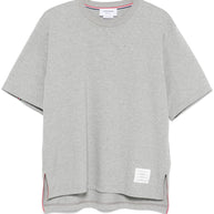 Thom Browne Oversized Cotton T-shirt - Light Grey