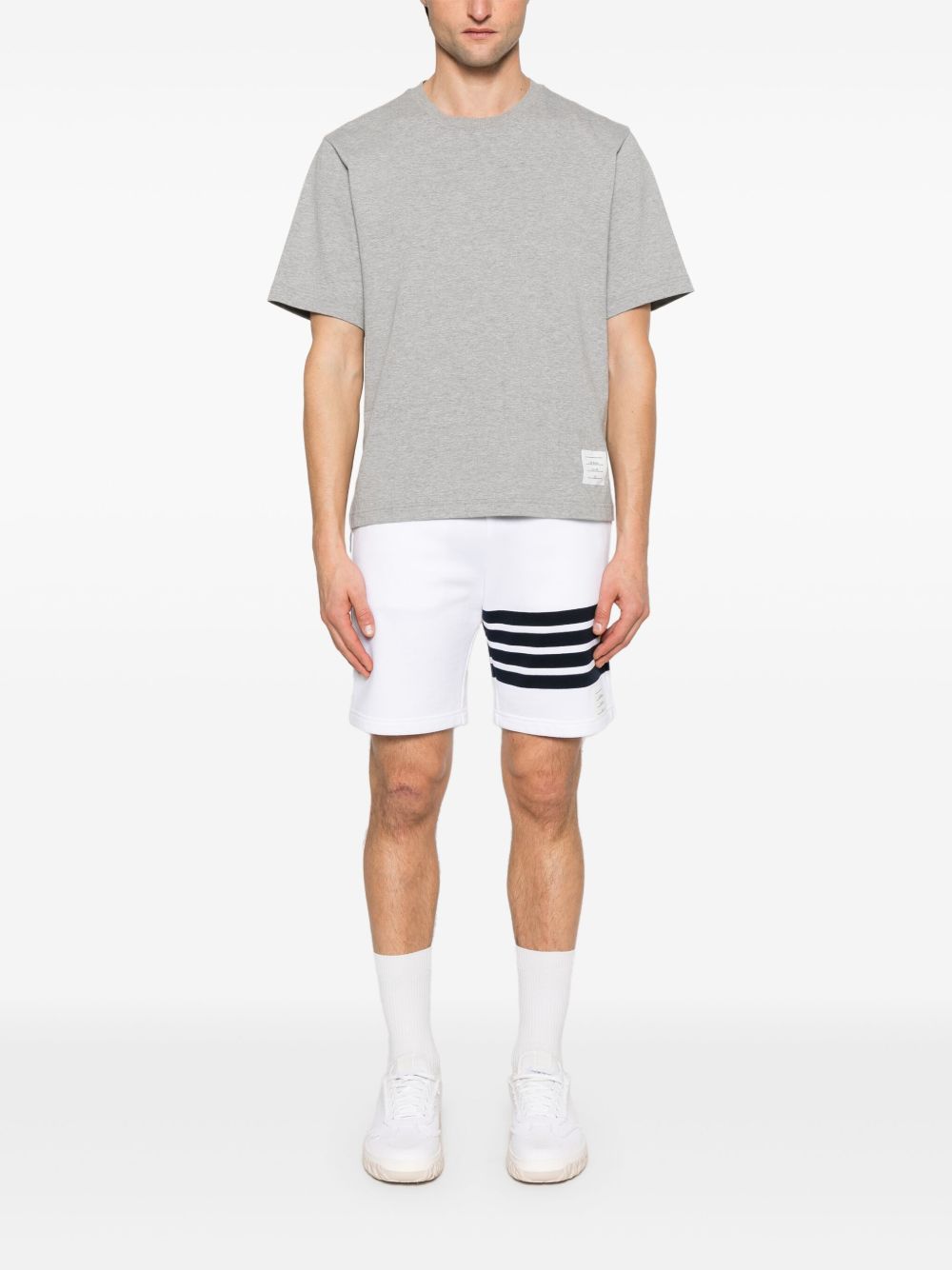Thom Browne Oversized Cotton T-shirt - Light Grey