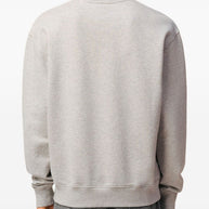 Ami Paris  Ami De Coeur Cotton Sweatshirt  - Light Grey