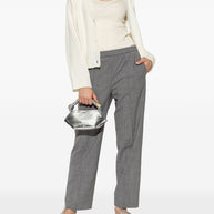 Fabiana Filippi Wool Blend V-necked Sweater - Cream