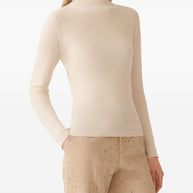 Fabiana Filippi Wool Turtle-neck Sweater - White