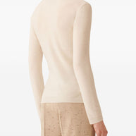 Fabiana Filippi Wool Turtle-neck Sweater - White