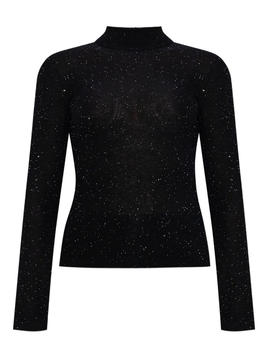 Fabiana Filippi Wool Turtle-neck Sweater - Black