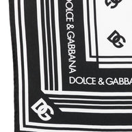 Dolce & Gabbana Logo-pattern Silk Scarf