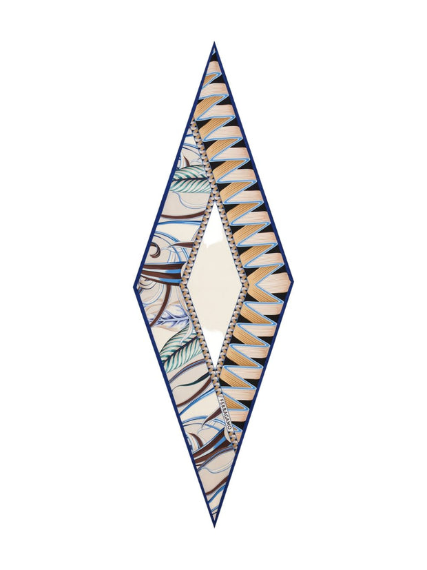 Ferragamo Printed Silk Scarf - Ivory
