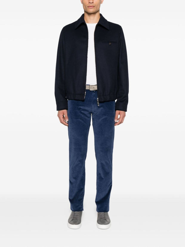 Jacob Cohen Slim Fit Corduroy Jeans - Blue