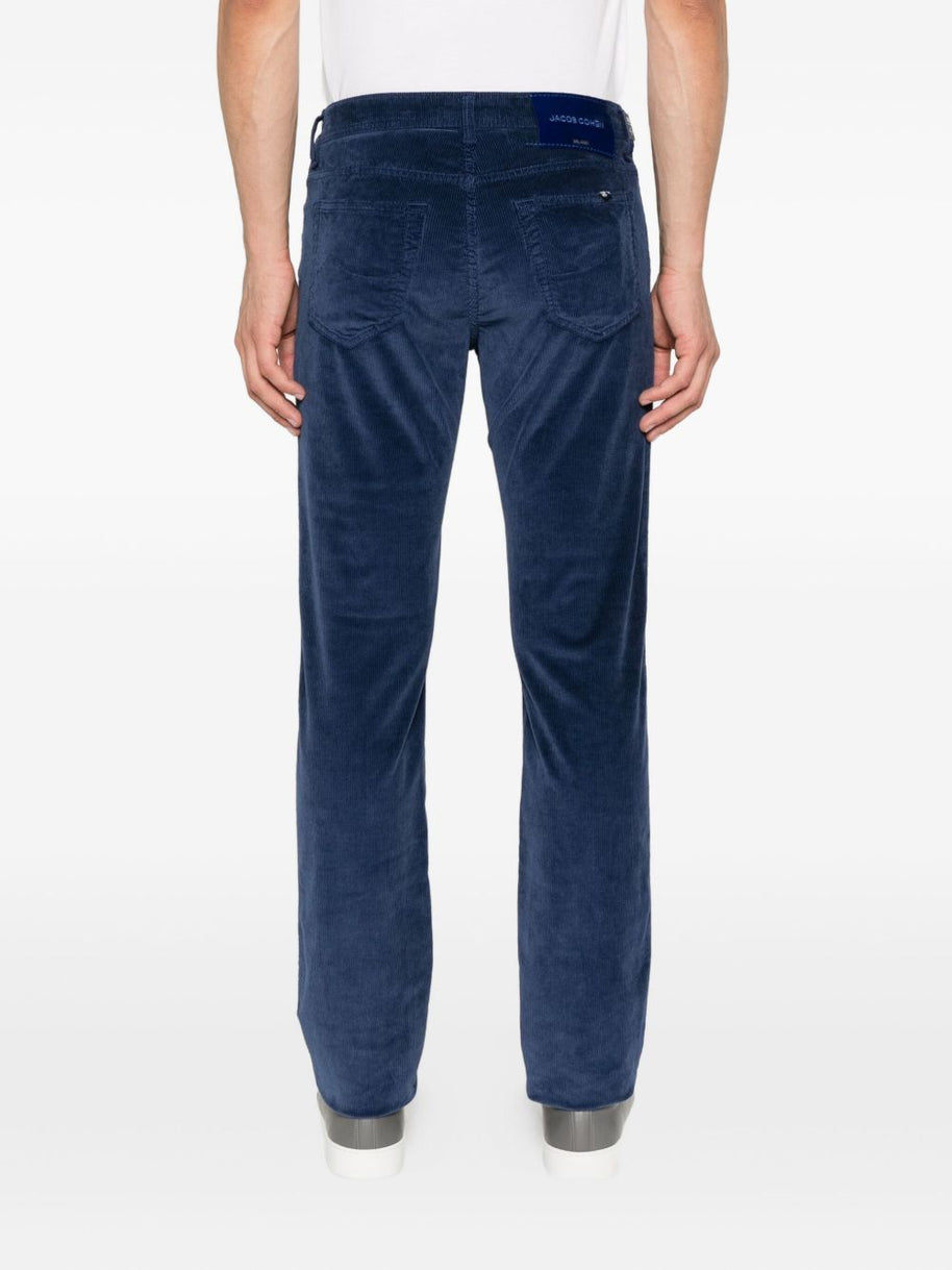 Jacob Cohen Slim Fit Corduroy Jeans - Blue