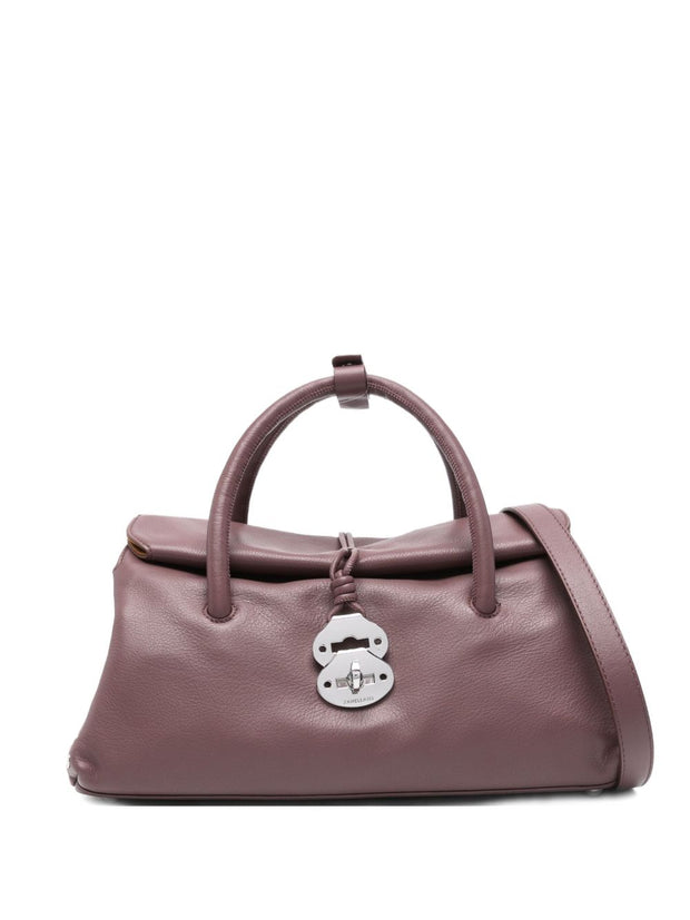 Zanellato Dotta Saeta Small Leather Handbag - Red