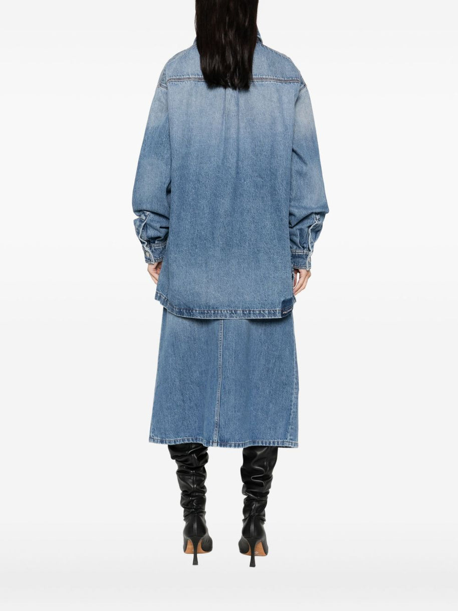 Stella McCartney Denim Cotton Shirt - Blue