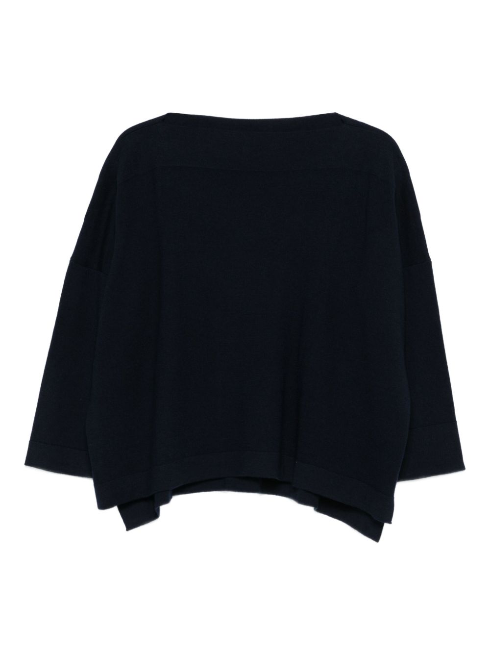 Daniela Gregis Wool Boat-neck Sweater Blue