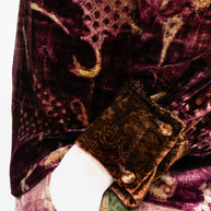 Pierre Louis Mascia Silk Blend Shirt Bordeaux