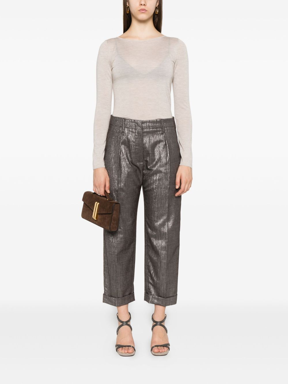Brunello Cucinelli Cashmere Boat-neck Sweater - Leather Brown