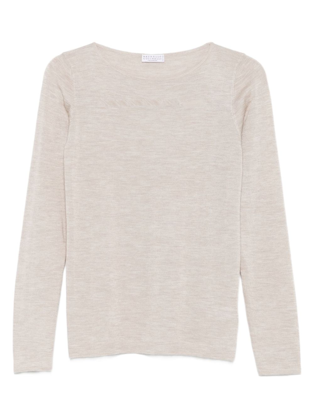 Brunello Cucinelli Cashmere Boat-neck Sweater - Leather Brown