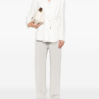 Brunello Cucinelli Cotton Trousers - Grey
