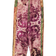 Pierre Louis Mascia Printed Silk Trousers - Purple