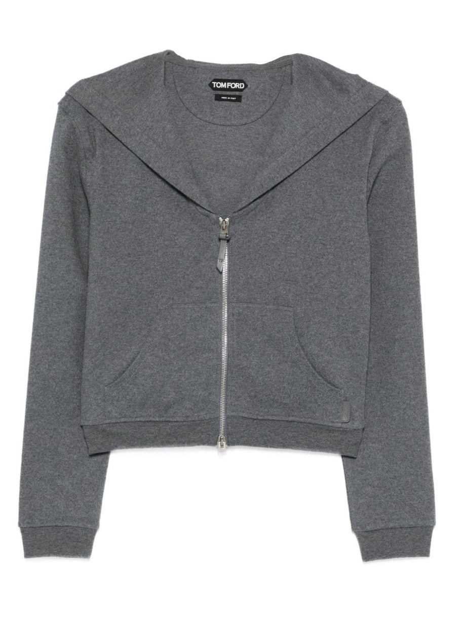 Tom Ford Cotton Hoodie - Grey