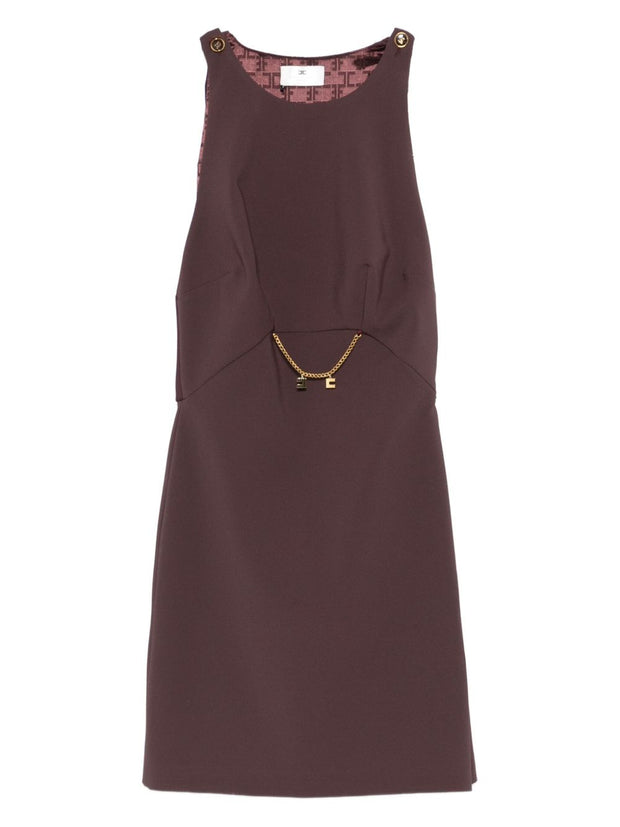 Elisabetta Franchi Mini Dress - Bordeaux