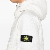 Stone Island  Hooded Blouson Jacket - Ivory