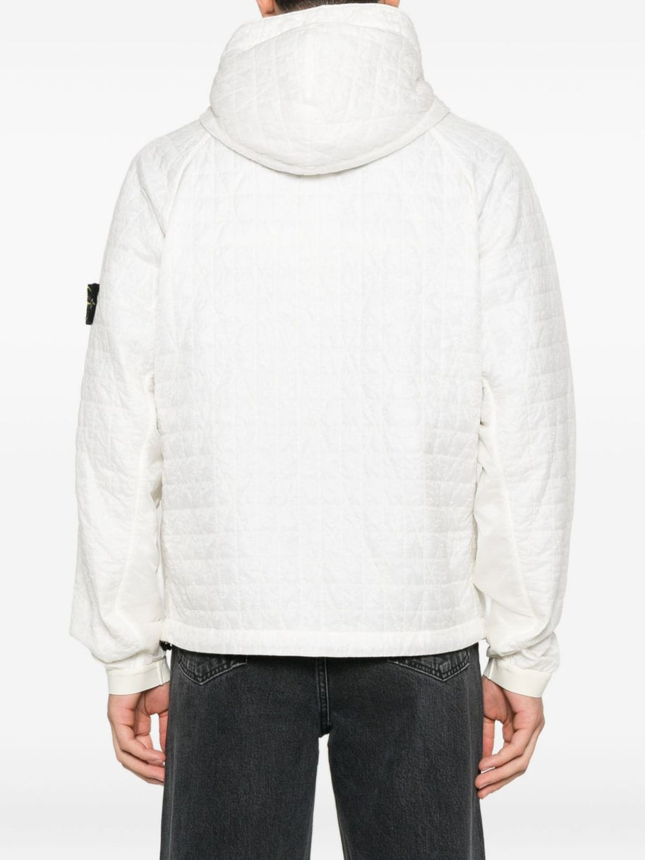 Stone Island  Hooded Blouson Jacket - Ivory