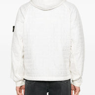 Stone Island  Hooded Blouson Jacket - Ivory