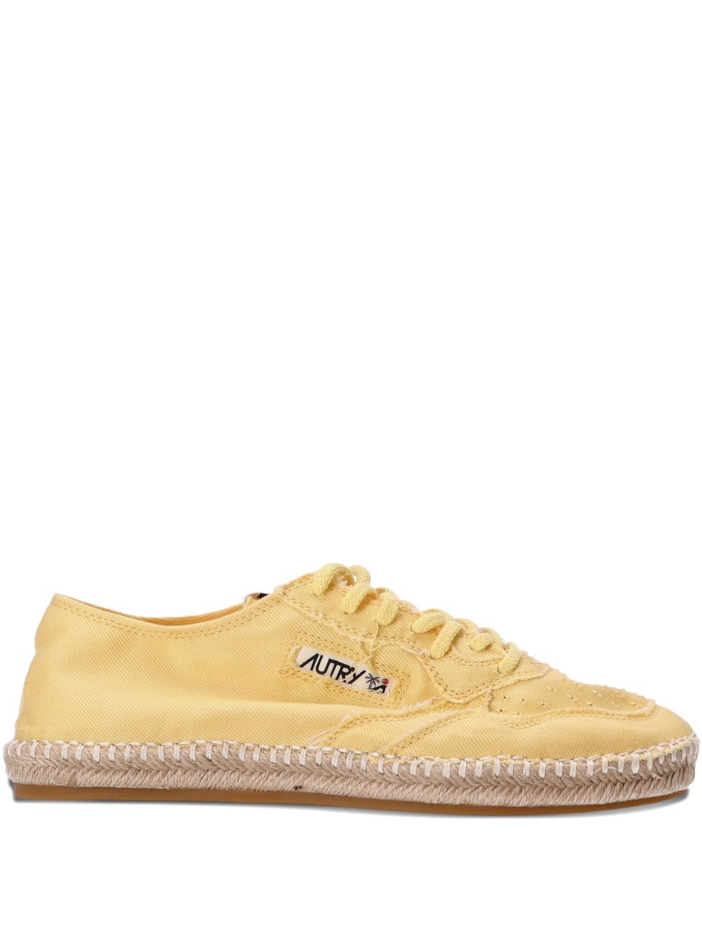 AUTRY Espadrillas Low Canvas Sneakers Yellow