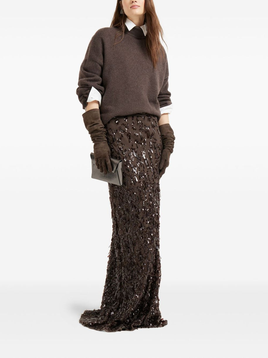 Brunello Cucinelli Cashmere Turtle-neck Jumper - Brown