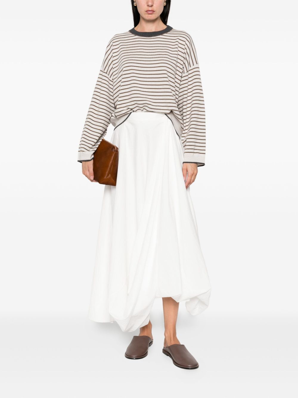 Brunello Cucinelli Wool And Cashmere Sweater - Ivory