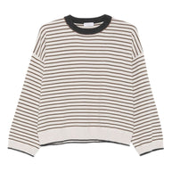 Brunello Cucinelli Wool And Cashmere Sweater - Ivory