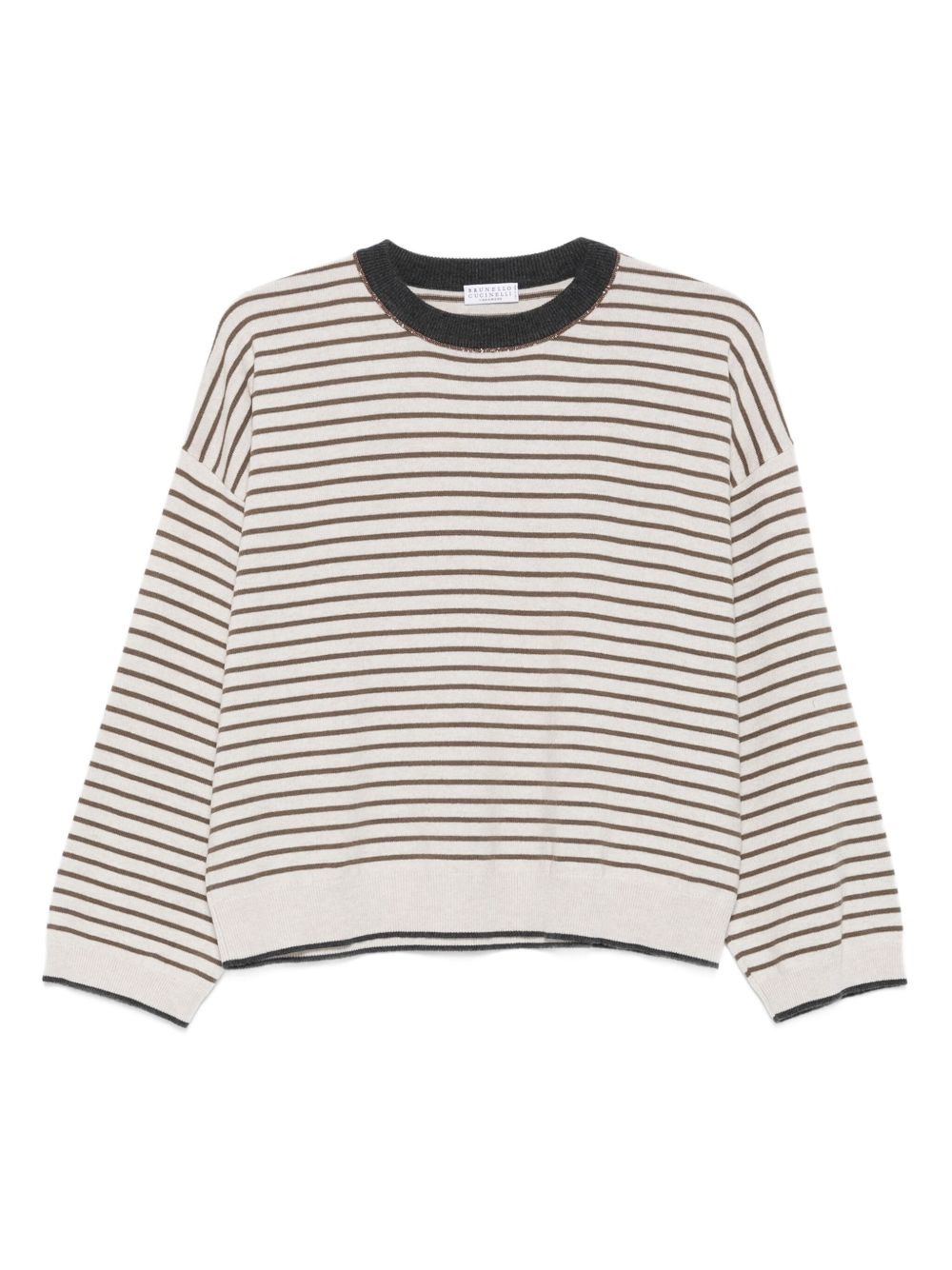 Brunello Cucinelli Wool And Cashmere Sweater - Ivory