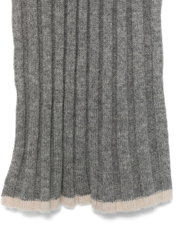 Brunello Cucinelli Cashmere Scarf - Grey