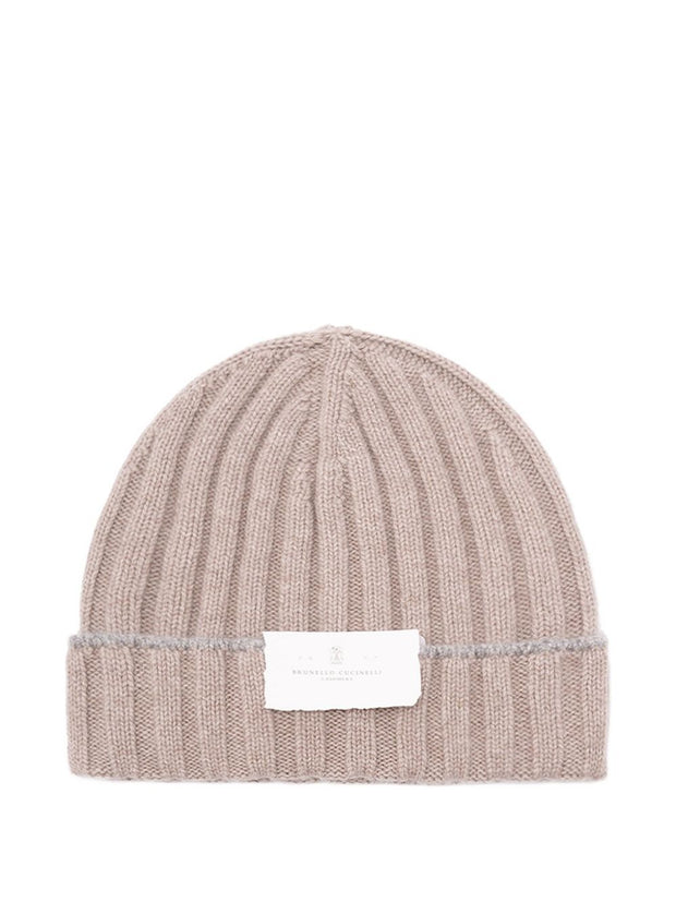 Brunello Cucinelli Cashmere Beanie Hat - Brown