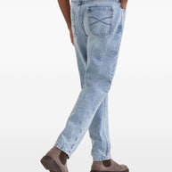Brunello Cucinelli Logo Jeans