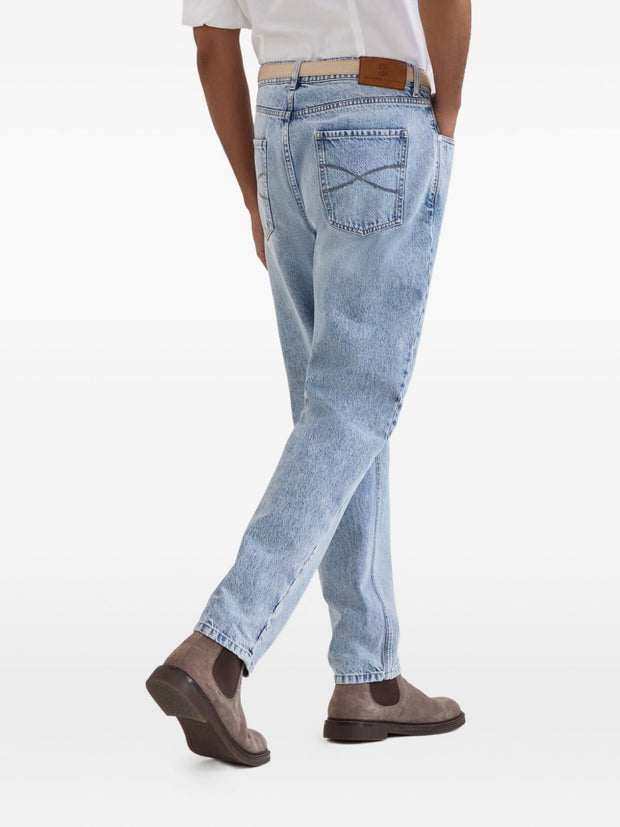 Brunello Cucinelli Logo Jeans