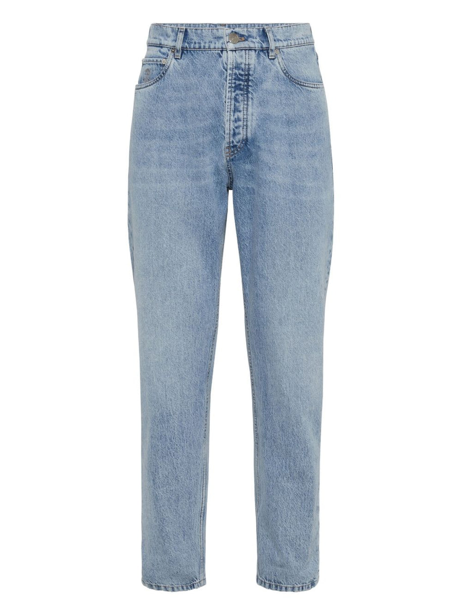 Brunello Cucinelli Logo Jeans