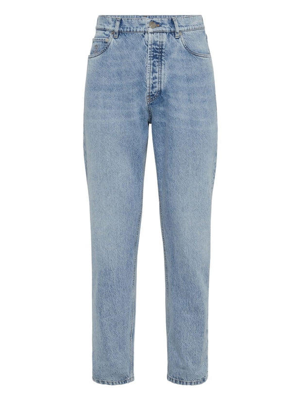 Brunello Cucinelli Denim Cotton Jeans - Blue