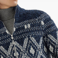 Brunello Cucinelli Jacquard Zip-up Cardigan