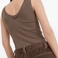 Brunello Cucinelli Wide Leg Cotton Trousers
