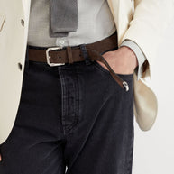 Brunello Cucinelli Leather Belt - Brown